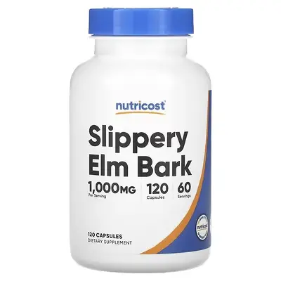 Nutricost Slippery Elm Bark 500 mg Capsules